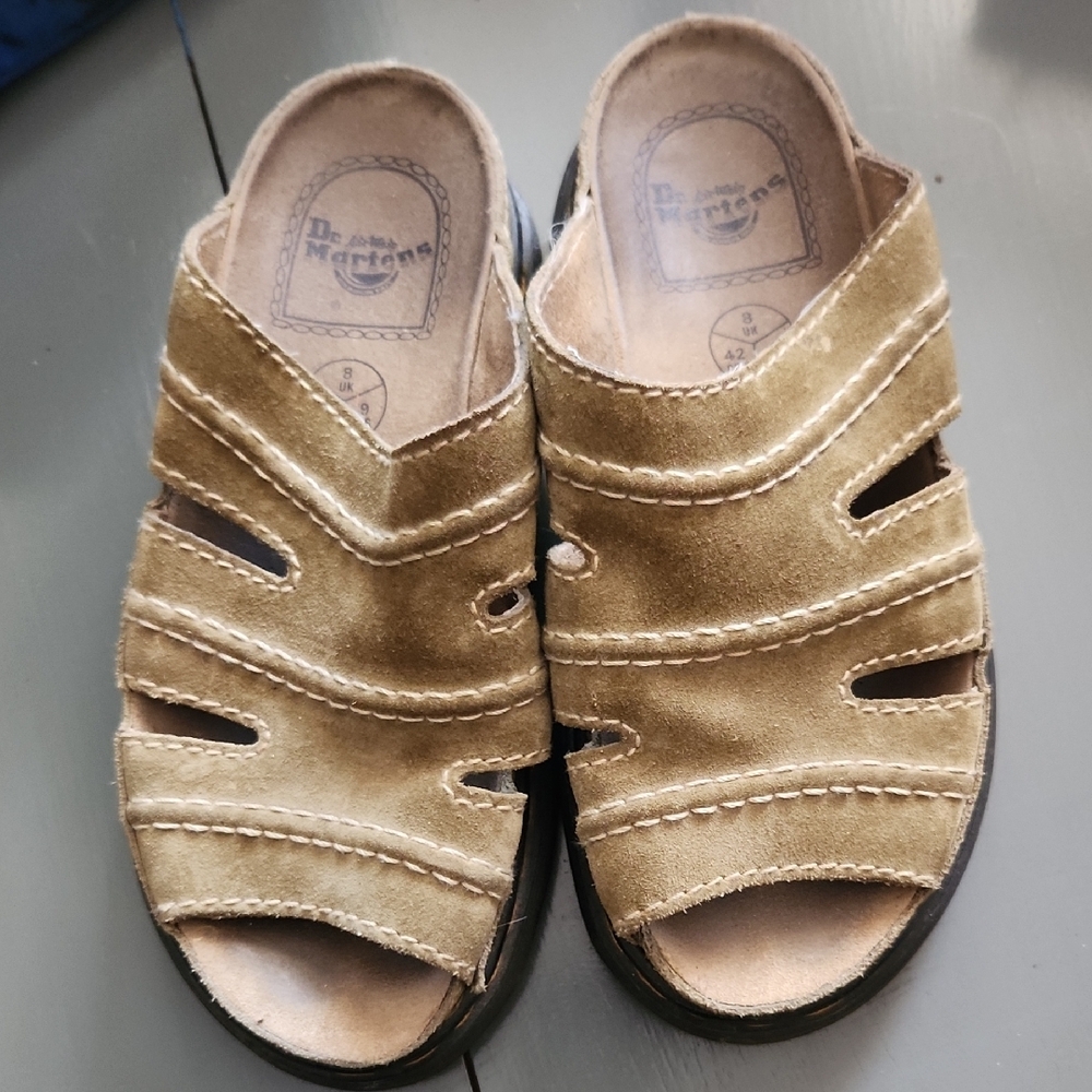Dr. Martens Kids Tan Sandals